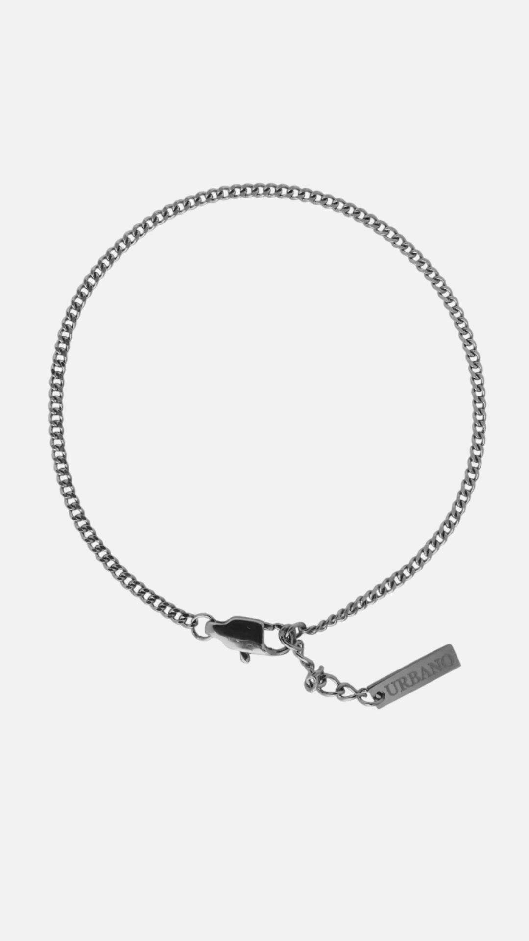 CUBAN CHAIN BRACELET (1.5MM) - SILVER
