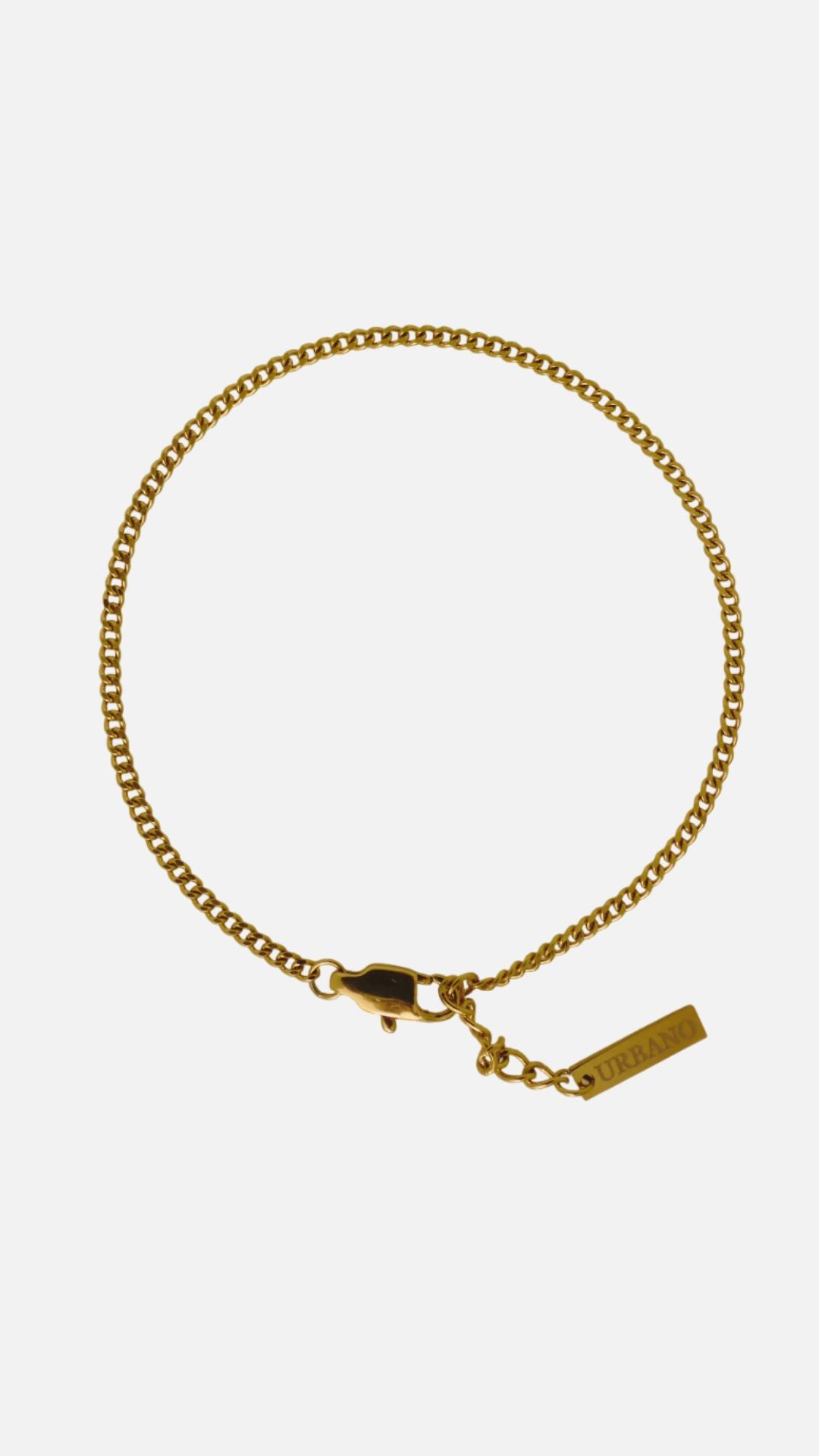 CUBAN CHAIN BRACELET (1.5MM) - GOLD