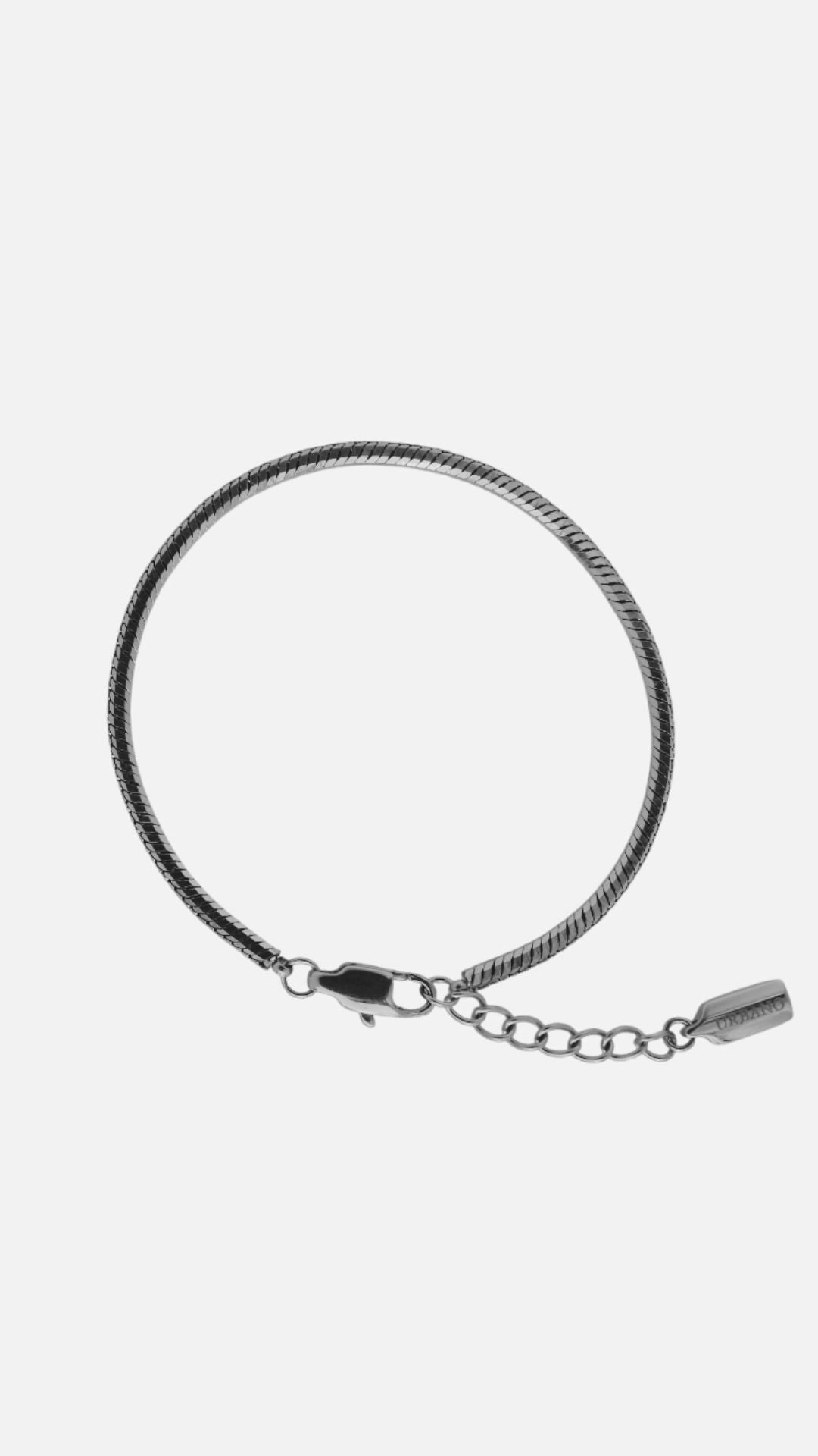 OCTAGONAL CHAIN BRACELET - SILVER
