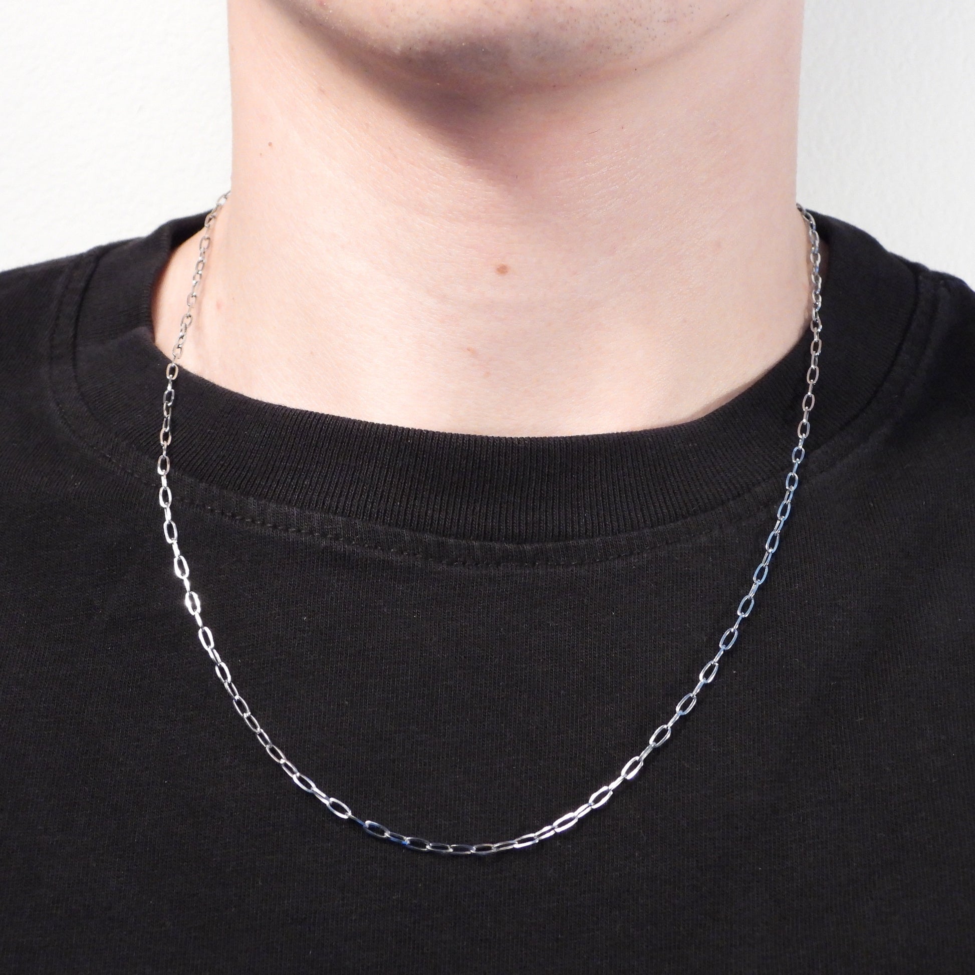 PAPERCLIP NECKLACE - SILVER