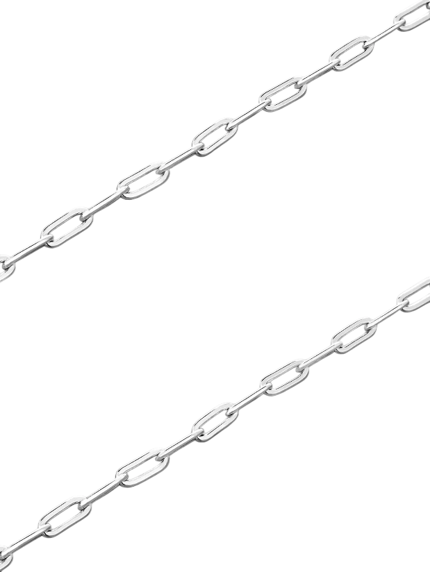 PAPERCLIP NECKLACE - SILVER