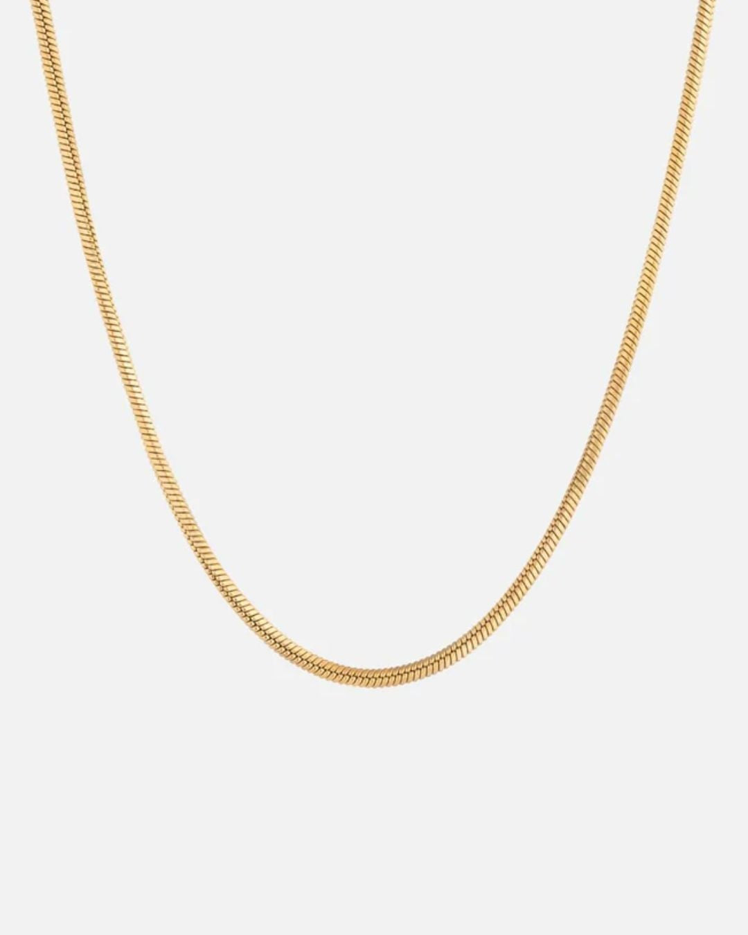 SQAURE CHAIN NECKLACE - GOLD