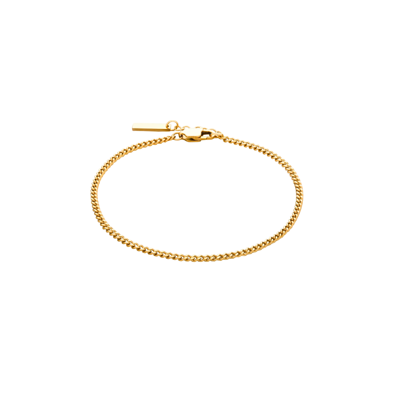 CUBAN CHAIN BRACELET (1.5MM) - GOLD