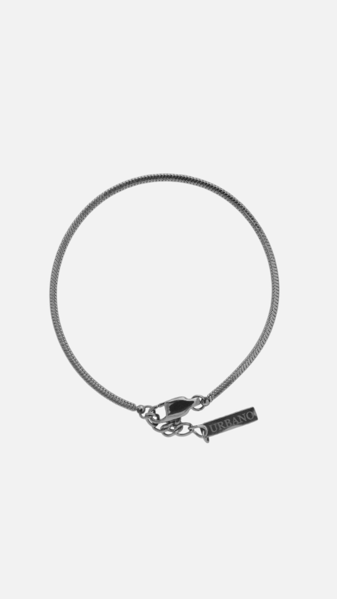 SQAURE CHAIN BRACELET - SILVER
