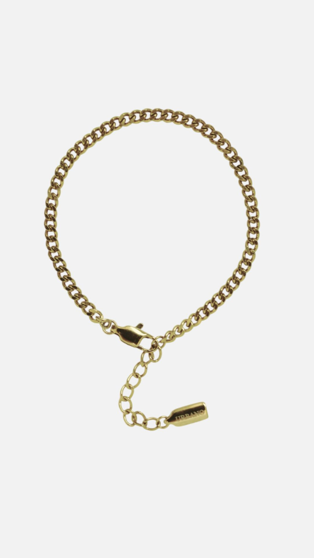 CUBAN CHAIN BRACELET (3MM) - GOLD