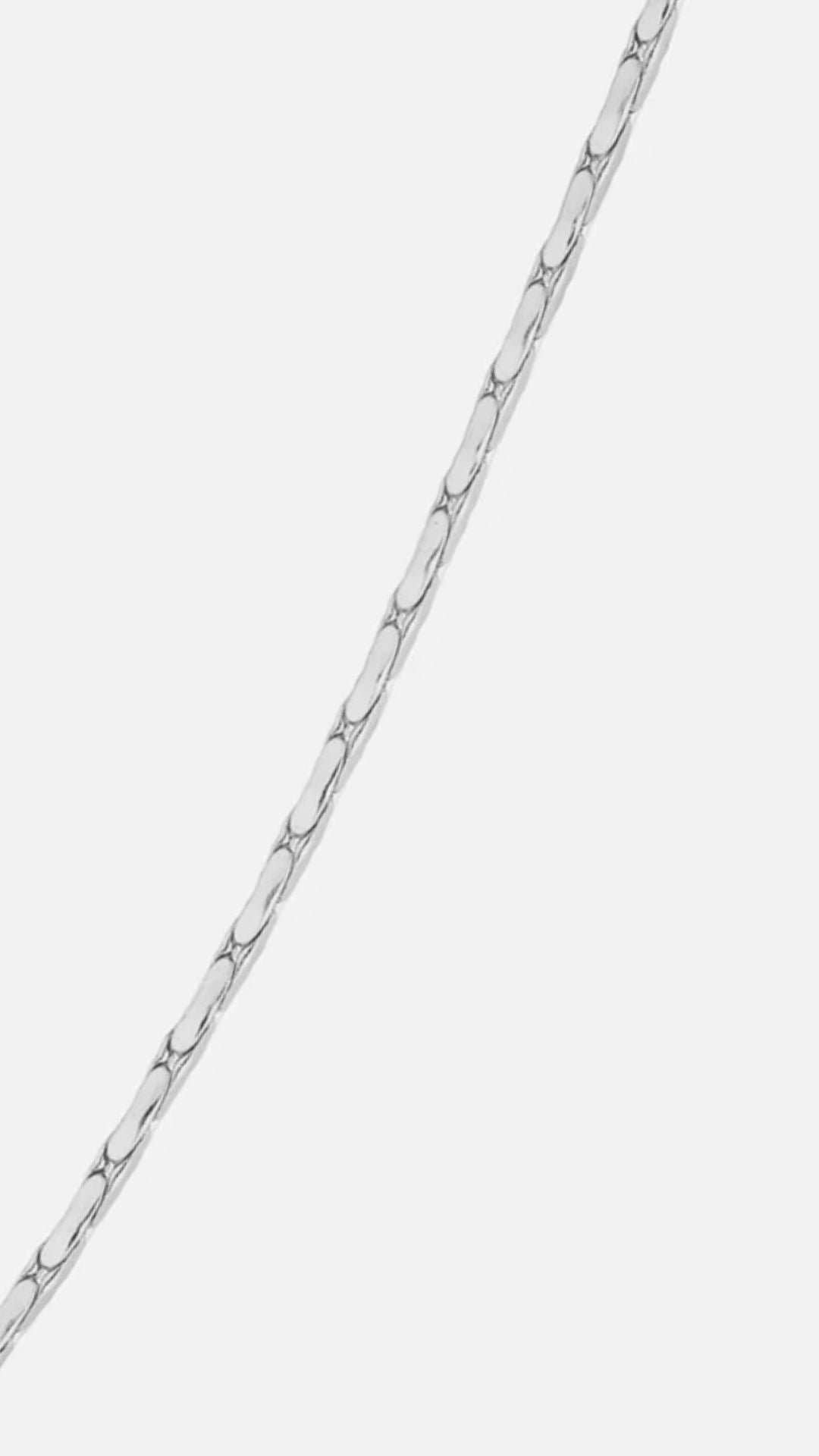 WIRE CHAIN NECKLACE - SILVER
