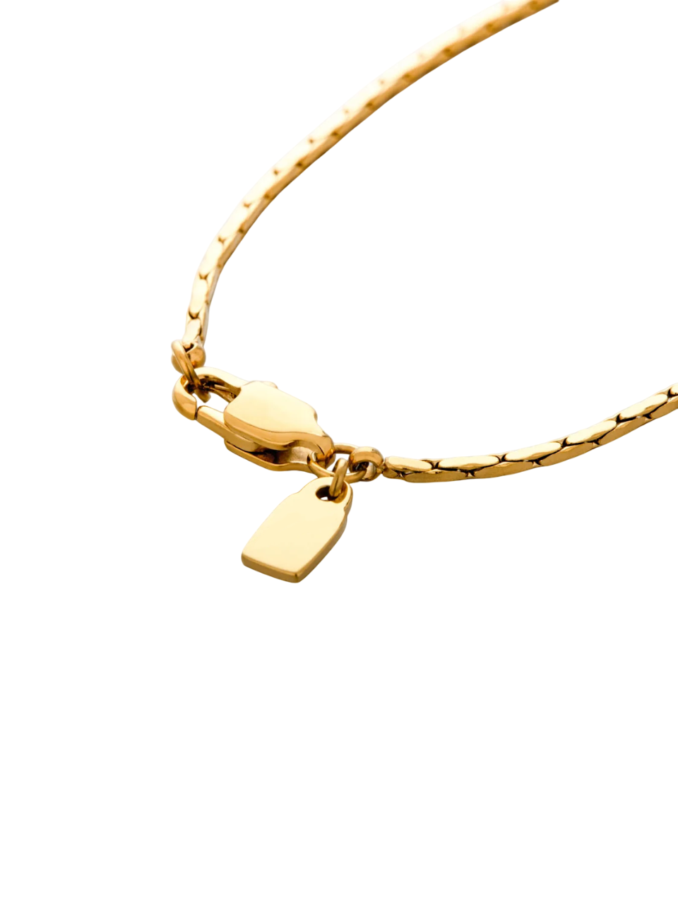 WIRE CHAIN NECKLACE - GOLD