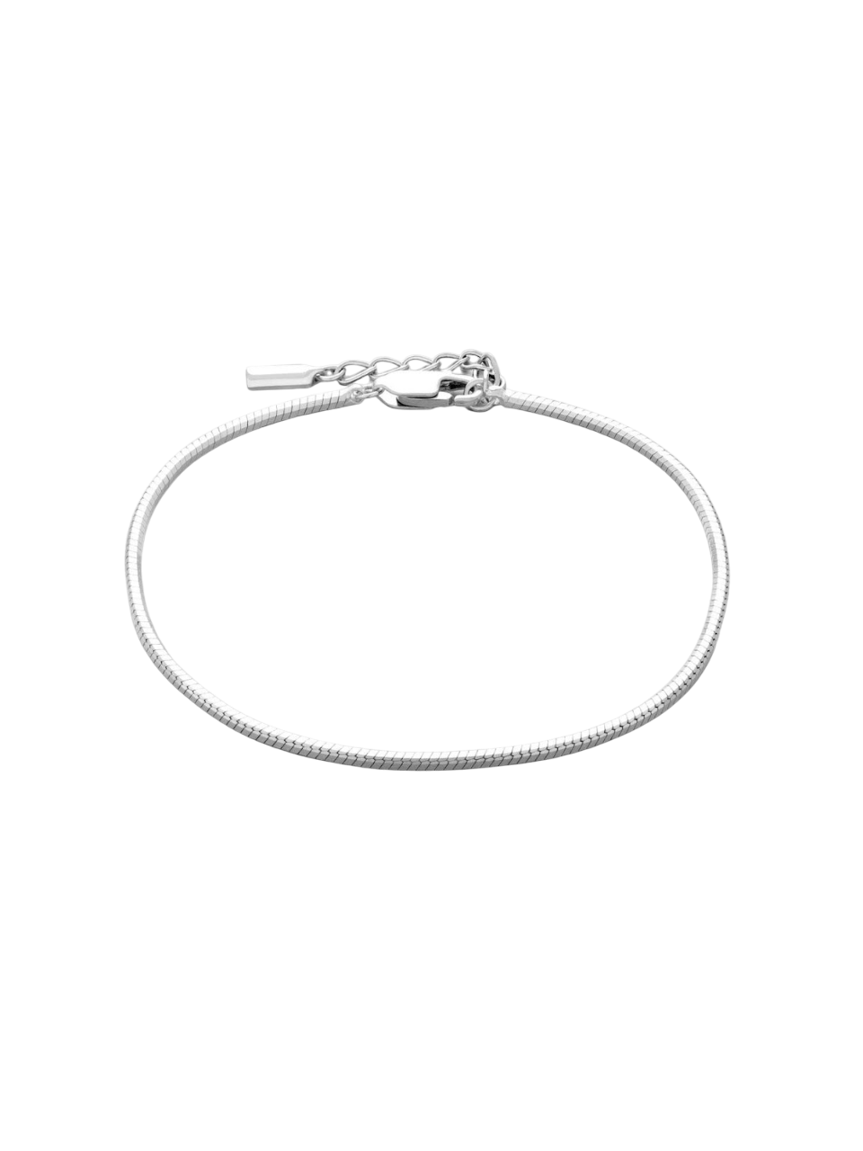 OCTAGONAL CHAIN BRACELET - SILVER