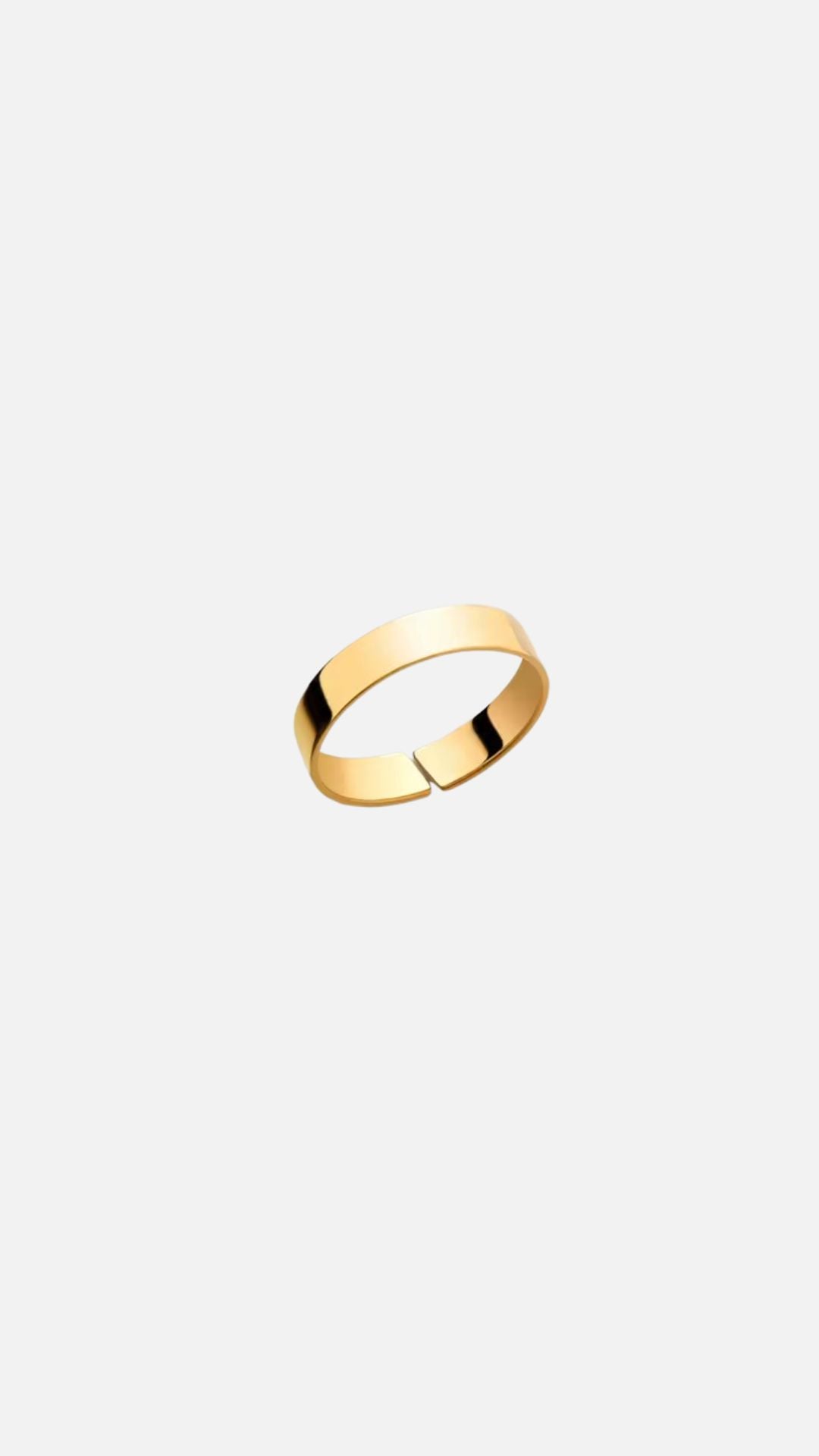 MINIMAL UNISIZE RING - GOLD