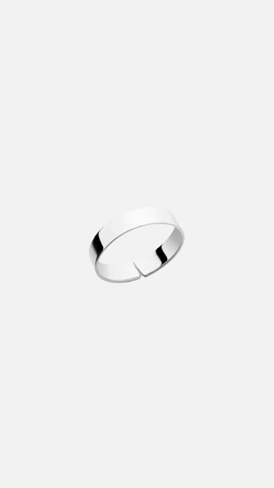MINIMAL UNISIZE RING - SILVER