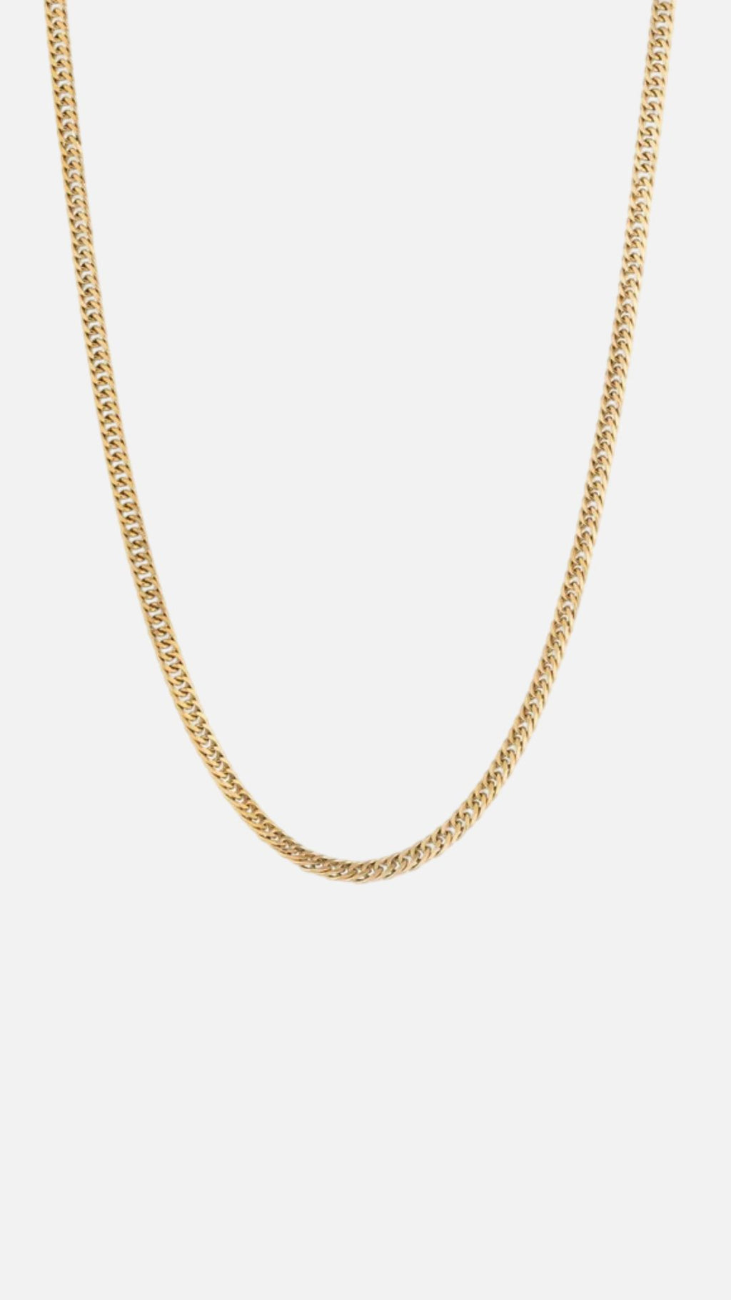 CUBAN NECKLACE (3MM) - GOLD