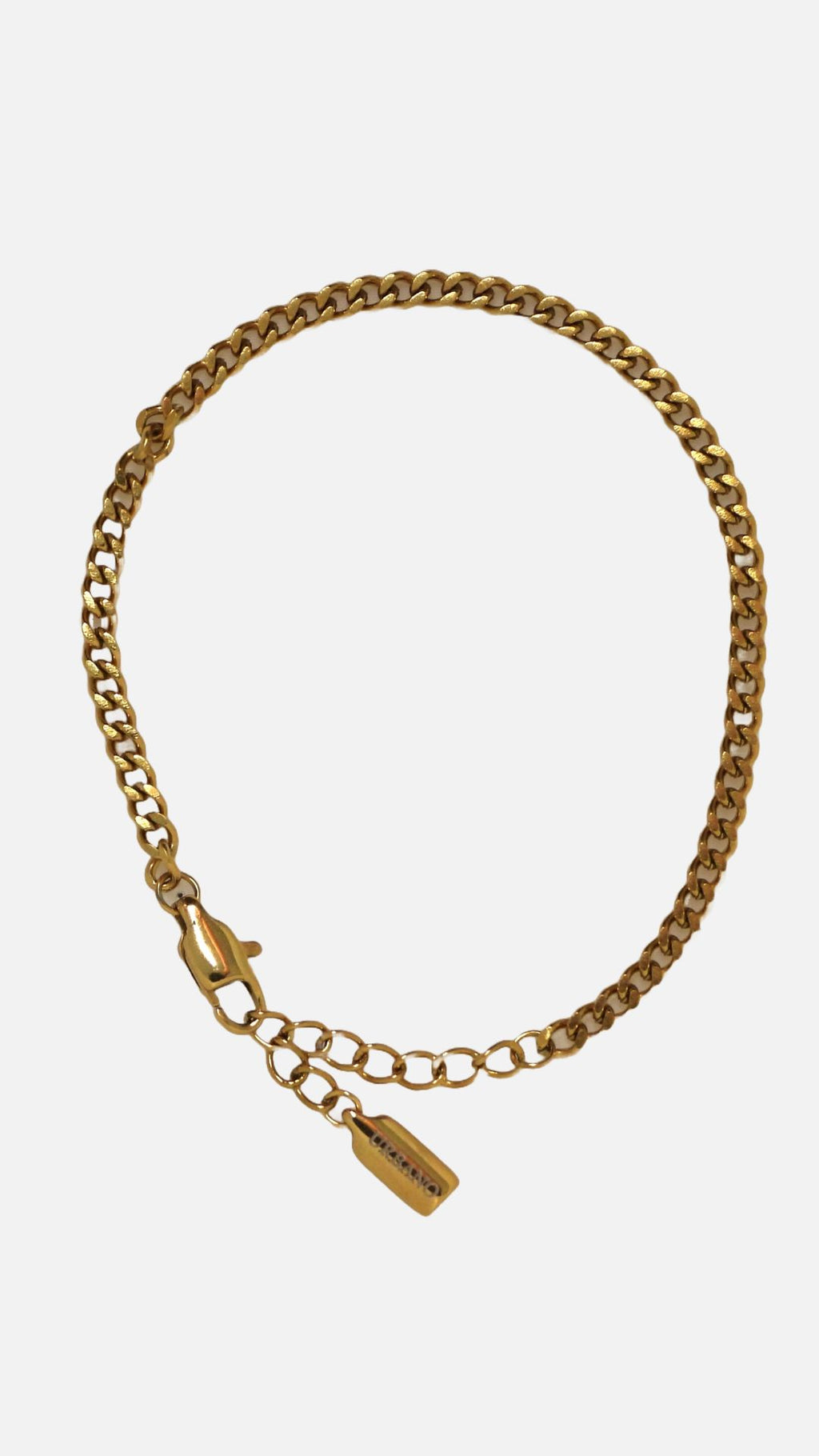 CUBAN CHAIN BRACELET (3MM) - GOLD