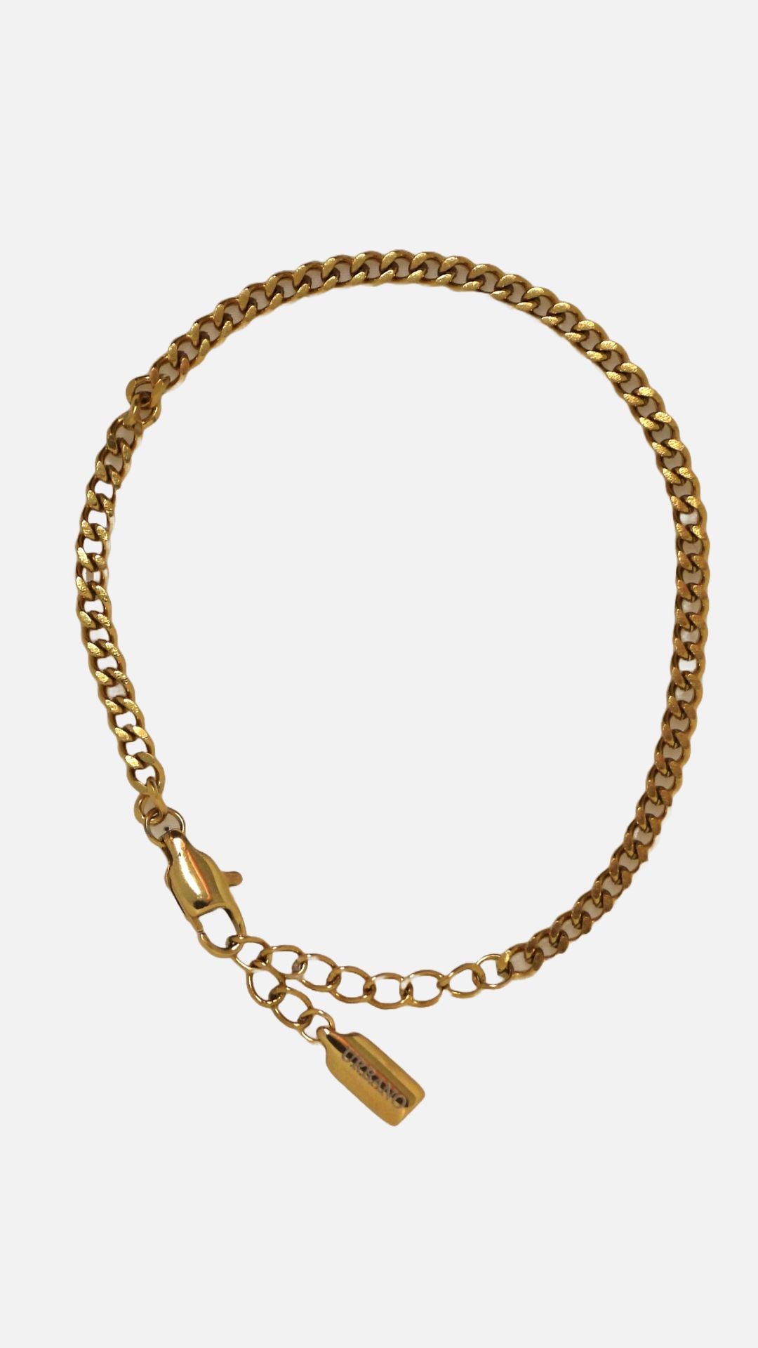 CUBAN CHAIN BRACELET (3MM) - GOLD
