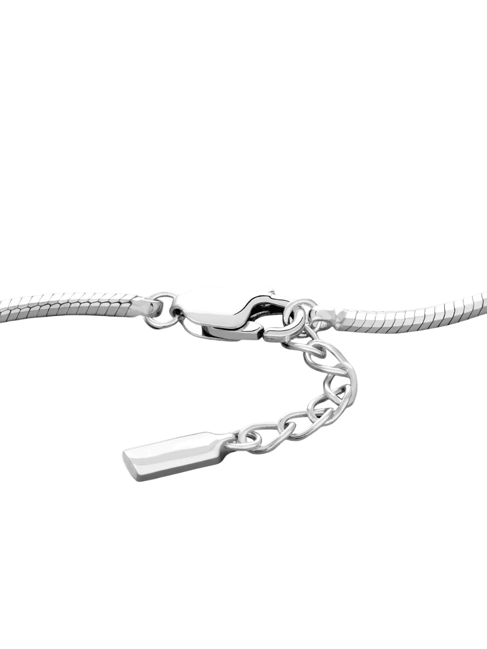 OCTAGONAL CHAIN BRACELET - SILVER