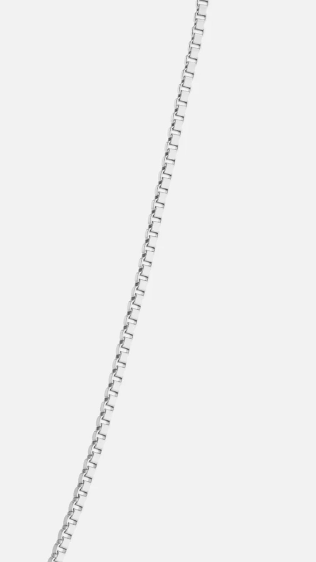 BOX CHAIN NECKLACE - SILVER