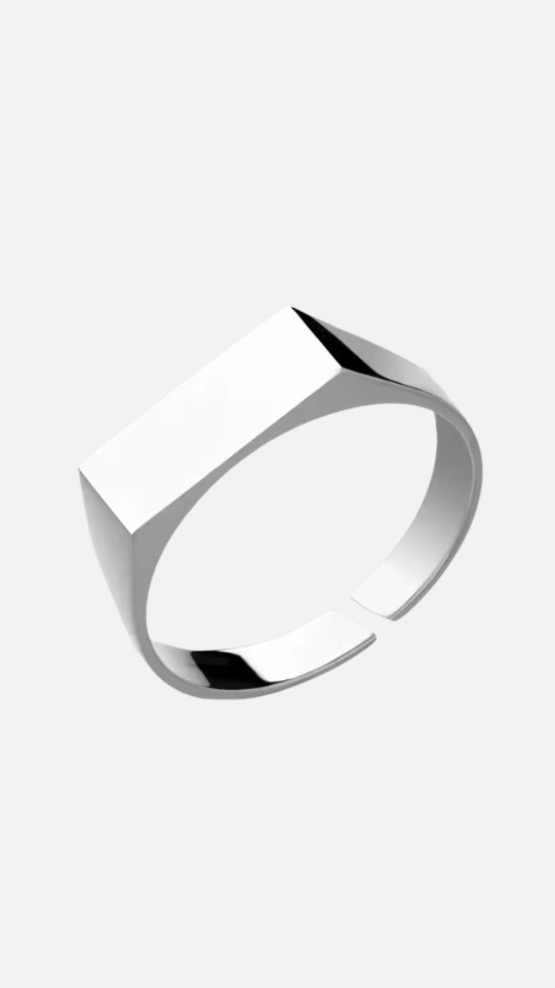 ACED UNISIZE RING - SILVER