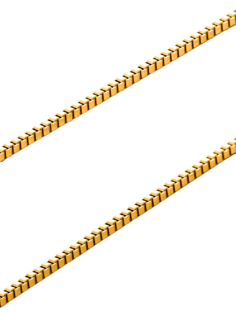 BOX CHAIN NECKLACE - GOLD