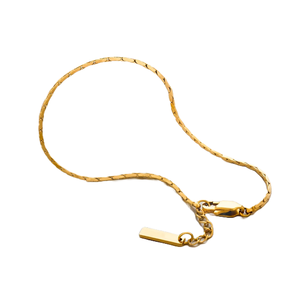 WIRE CHAIN BRACELET - GOLD