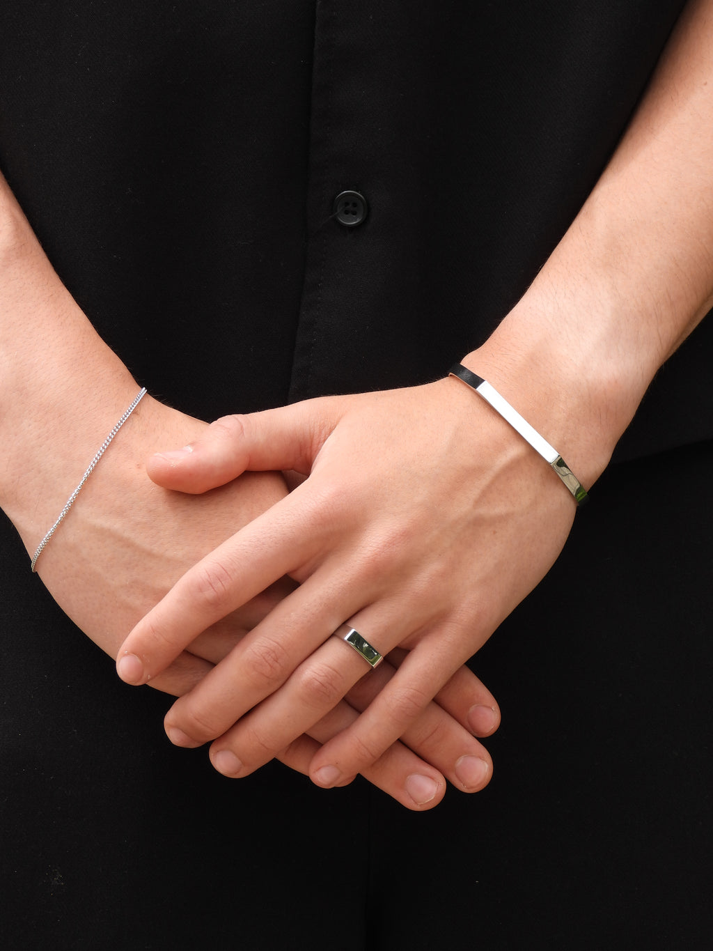 ACED UNISIZE RING - SILVER