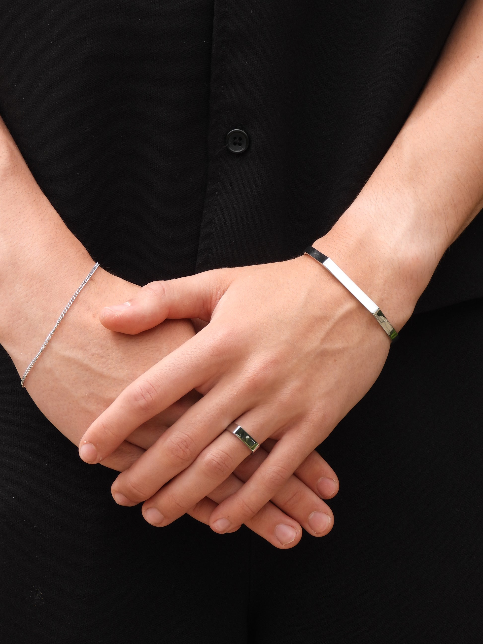 CUBAN CHAIN BRACELET (1.5MM) - SILVER