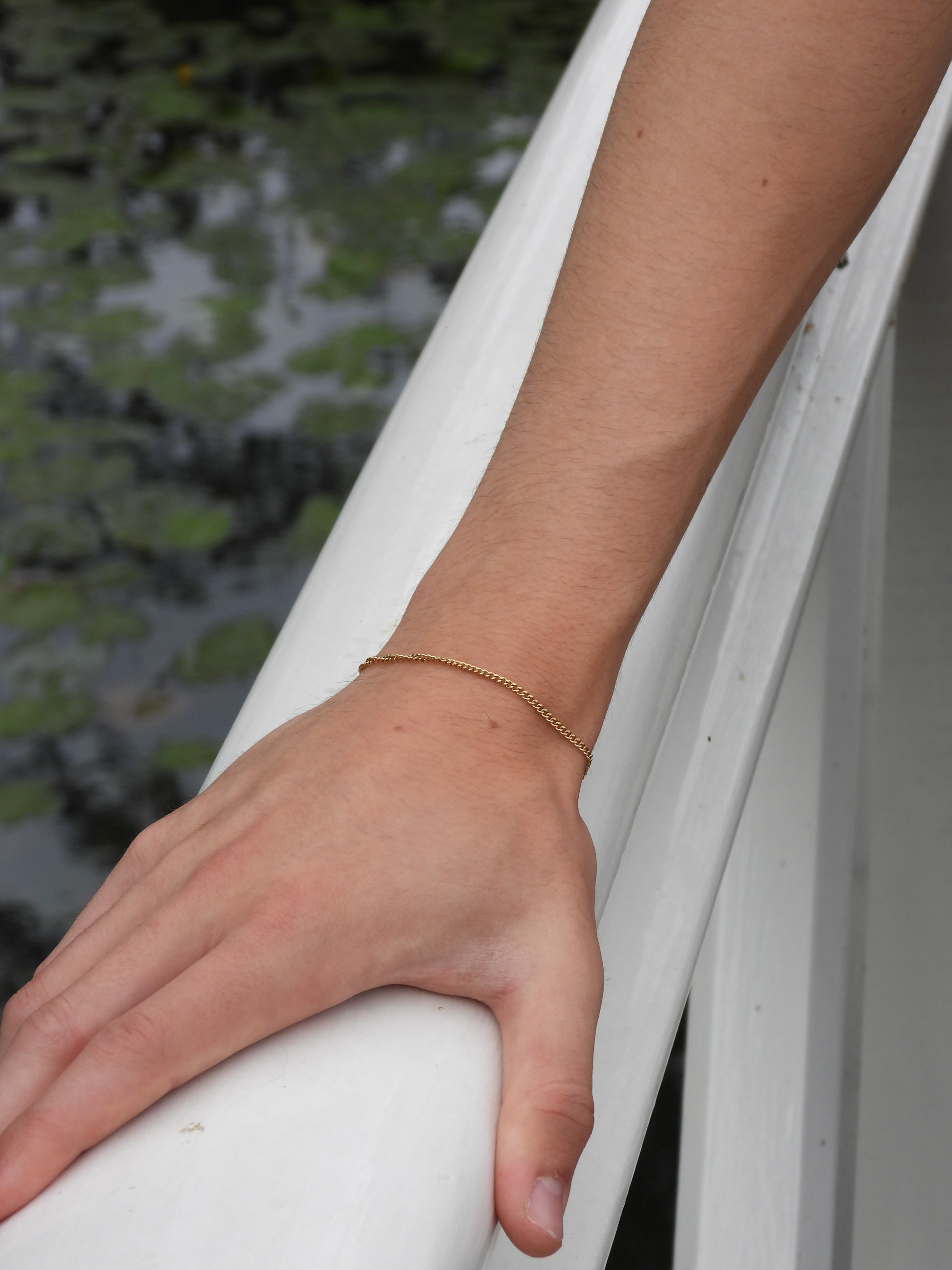 CUBAN CHAIN BRACELET (1.5MM) - GOLD