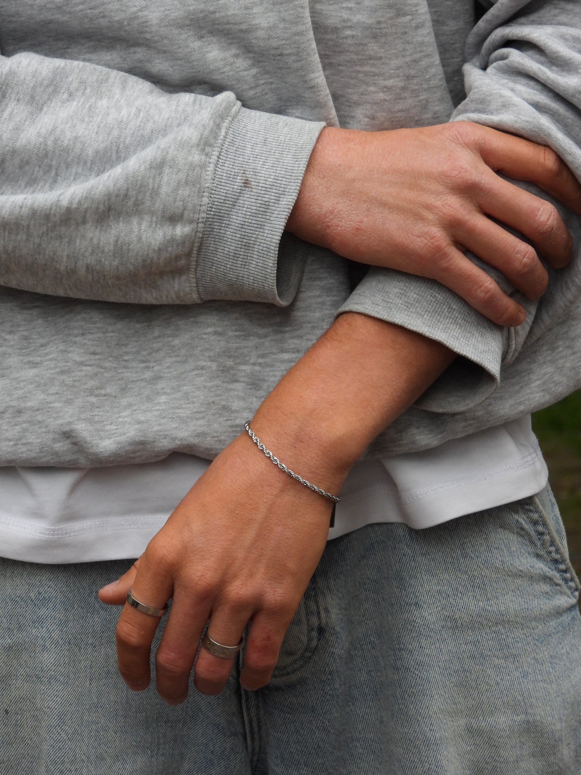 ROPE BRACELET - SILVER