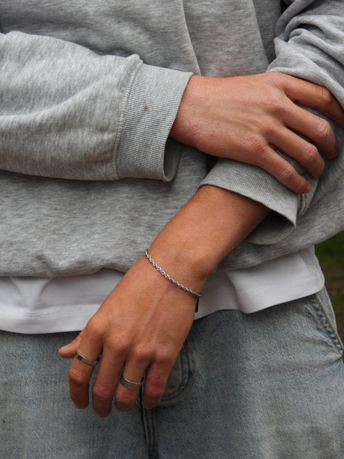 ROPE BRACELET - SILVER