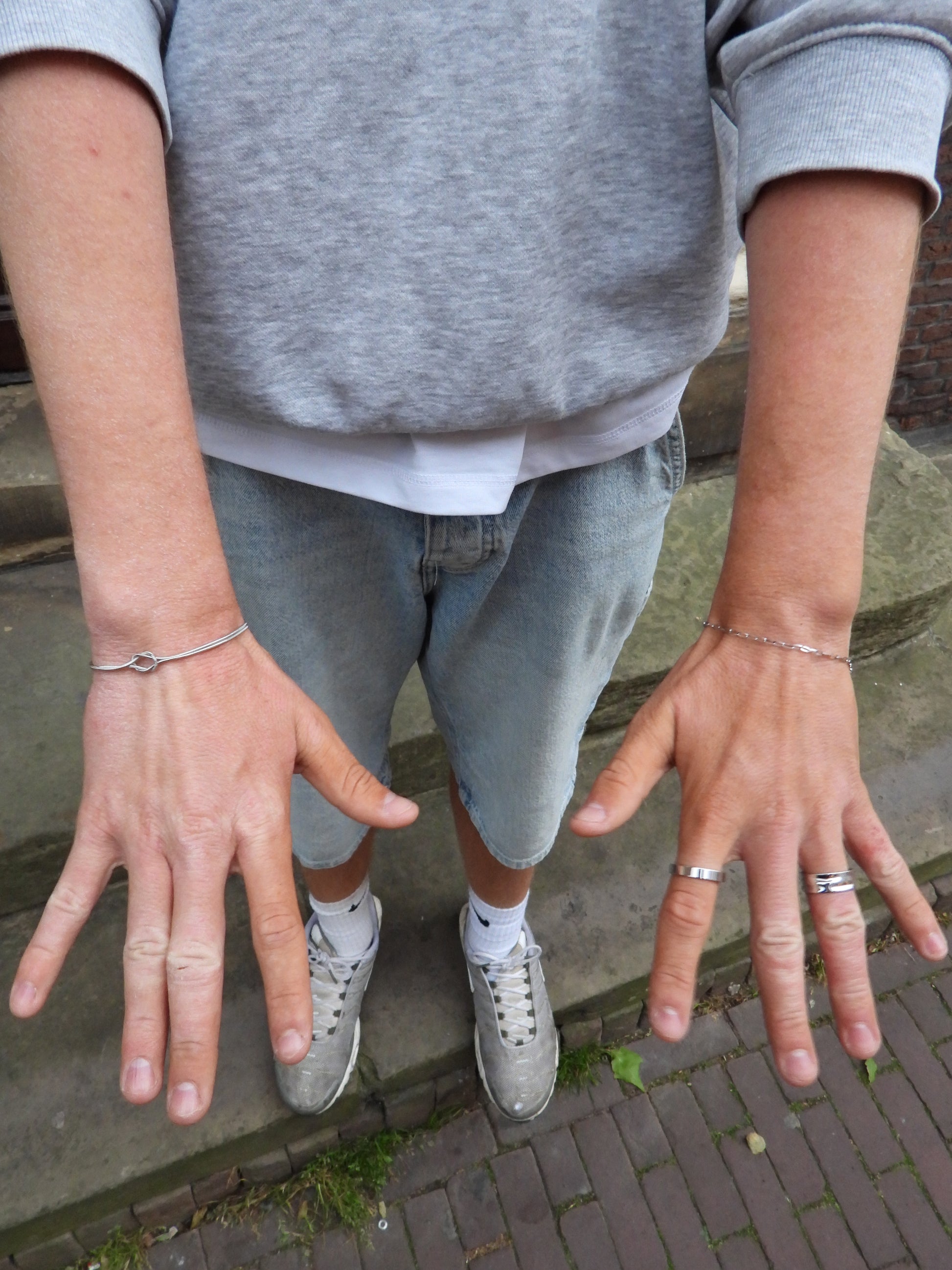 PAPERCLIP CHAIN BRACELET - SILVER