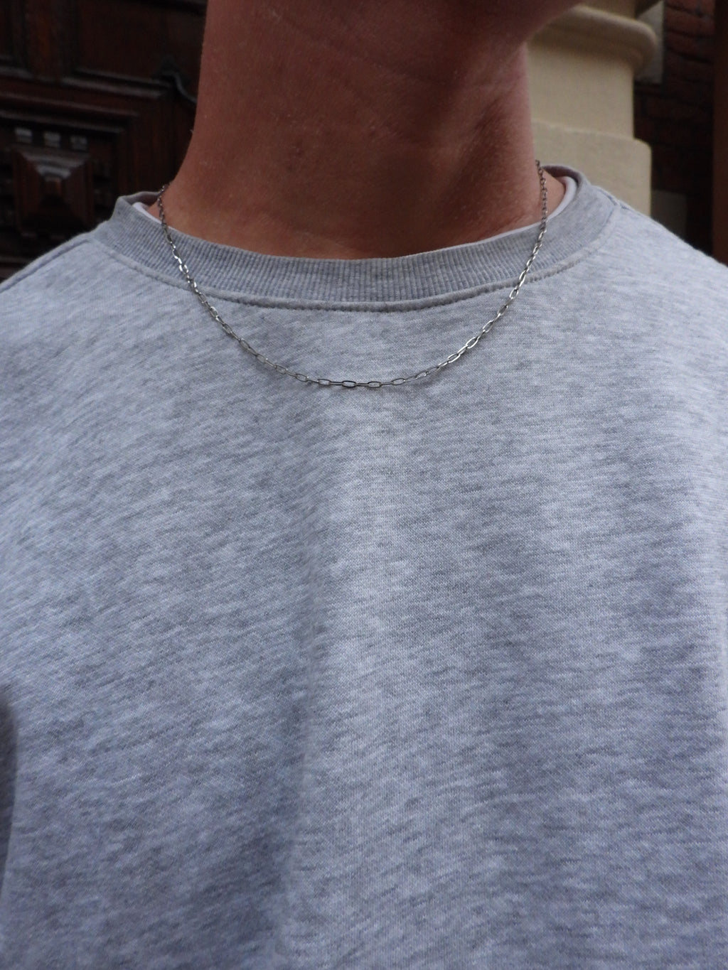 PAPERCLIP NECKLACE - SILVER
