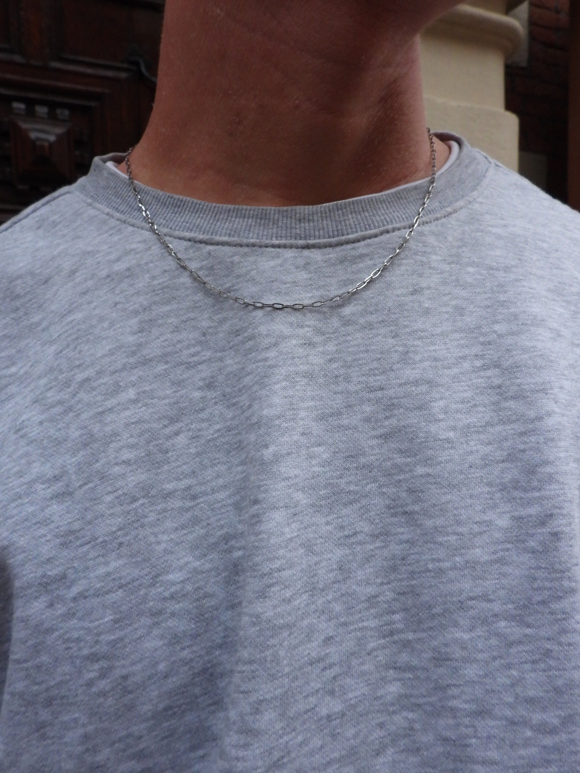 PAPERCLIP NECKLACE - SILVER