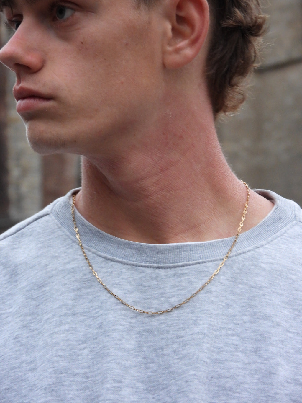 PAPERCLIP NECKLACE - GOLD