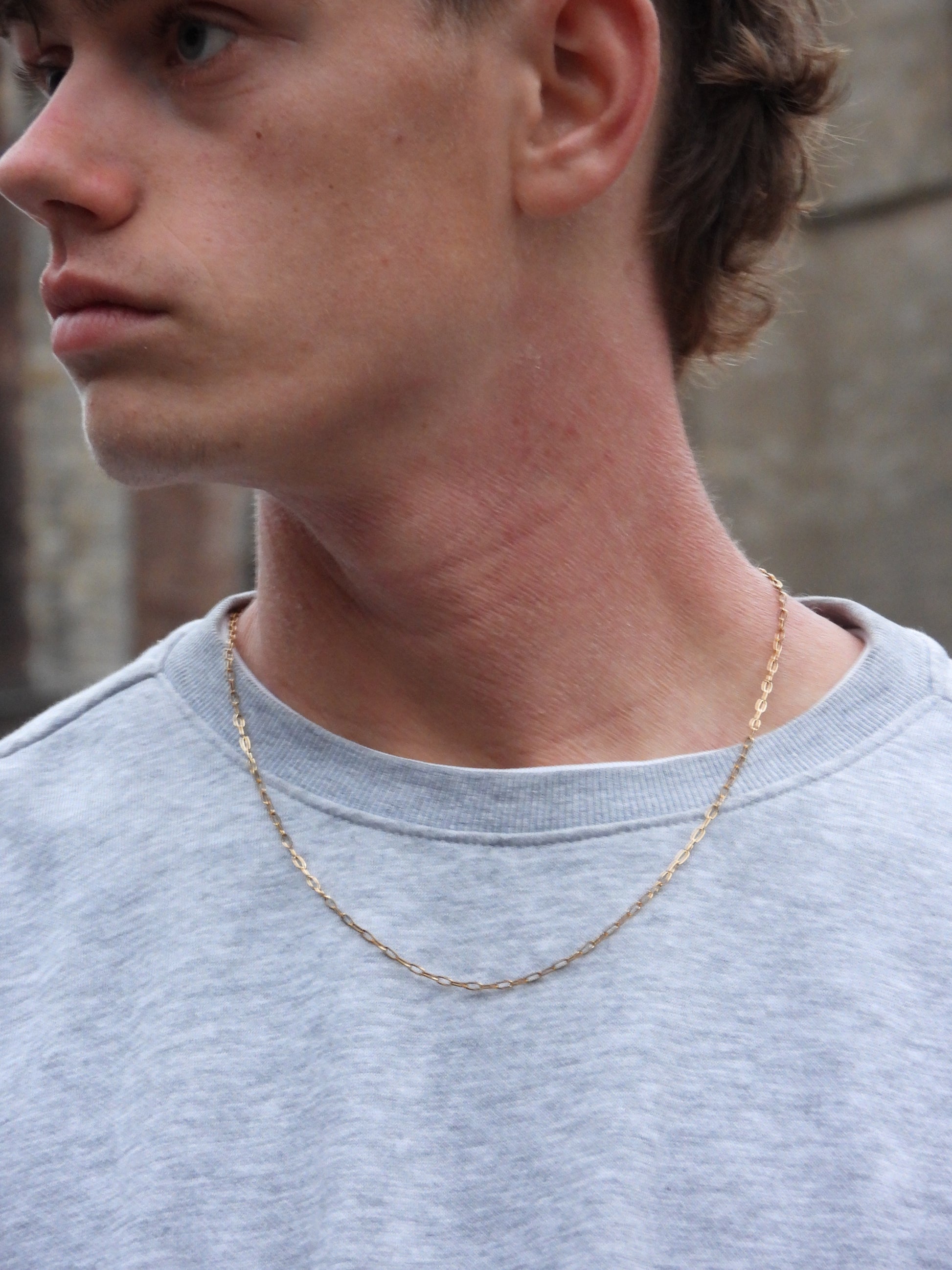 PAPERCLIP NECKLACE - GOLD
