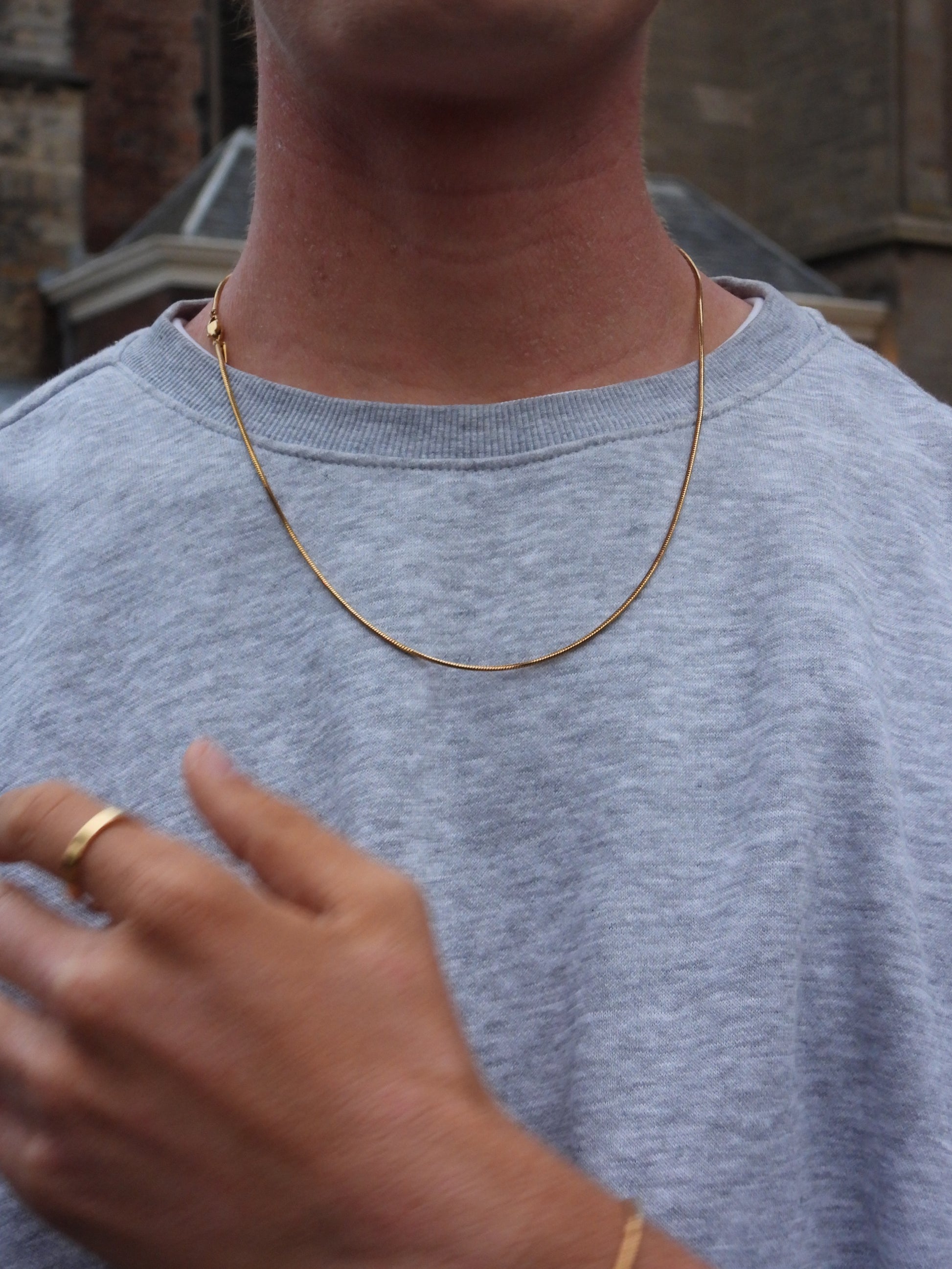 SQAURE CHAIN BRACELET - GOLD