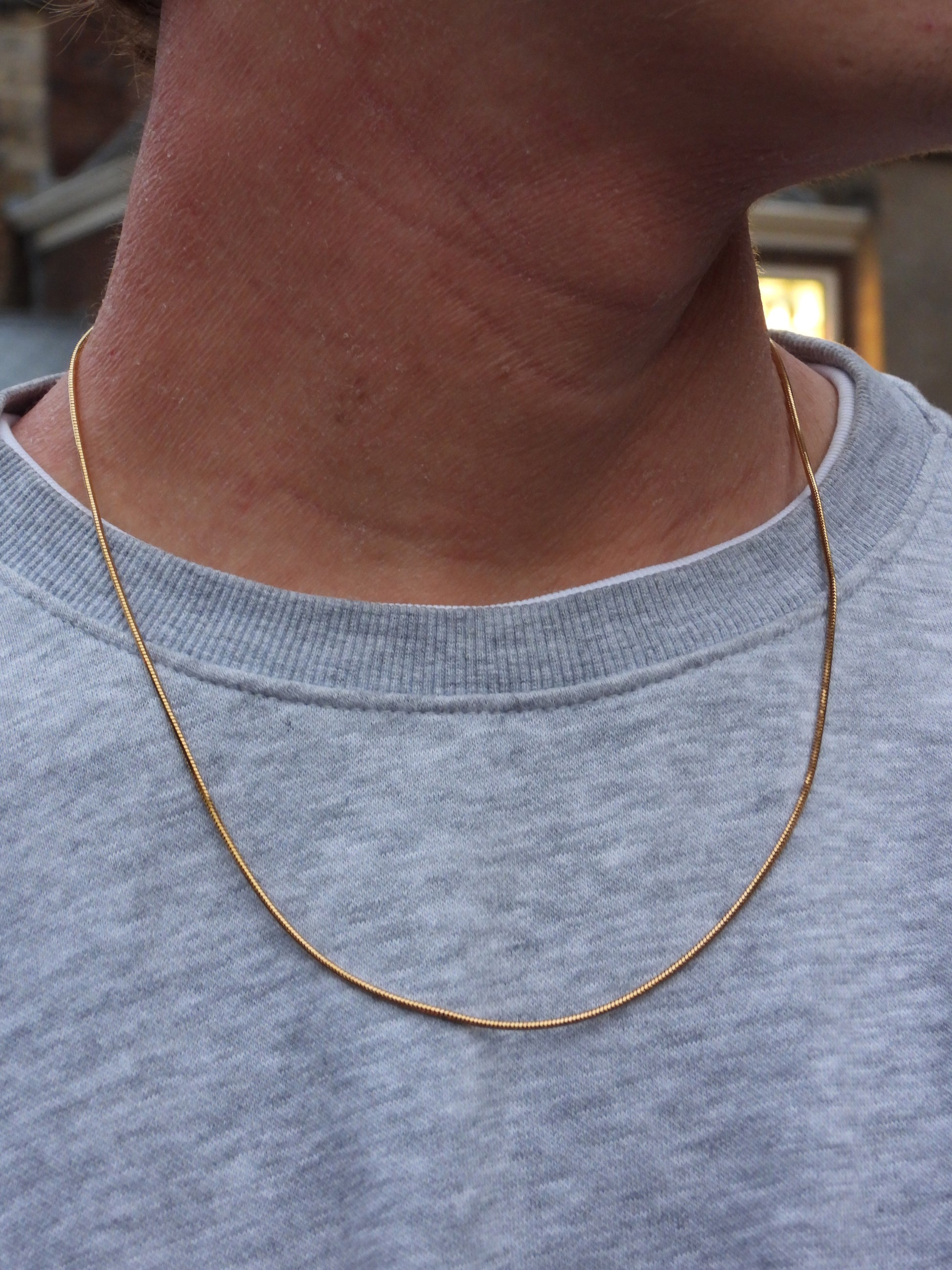 SERPE CHAIN NECKLACE - GOLD