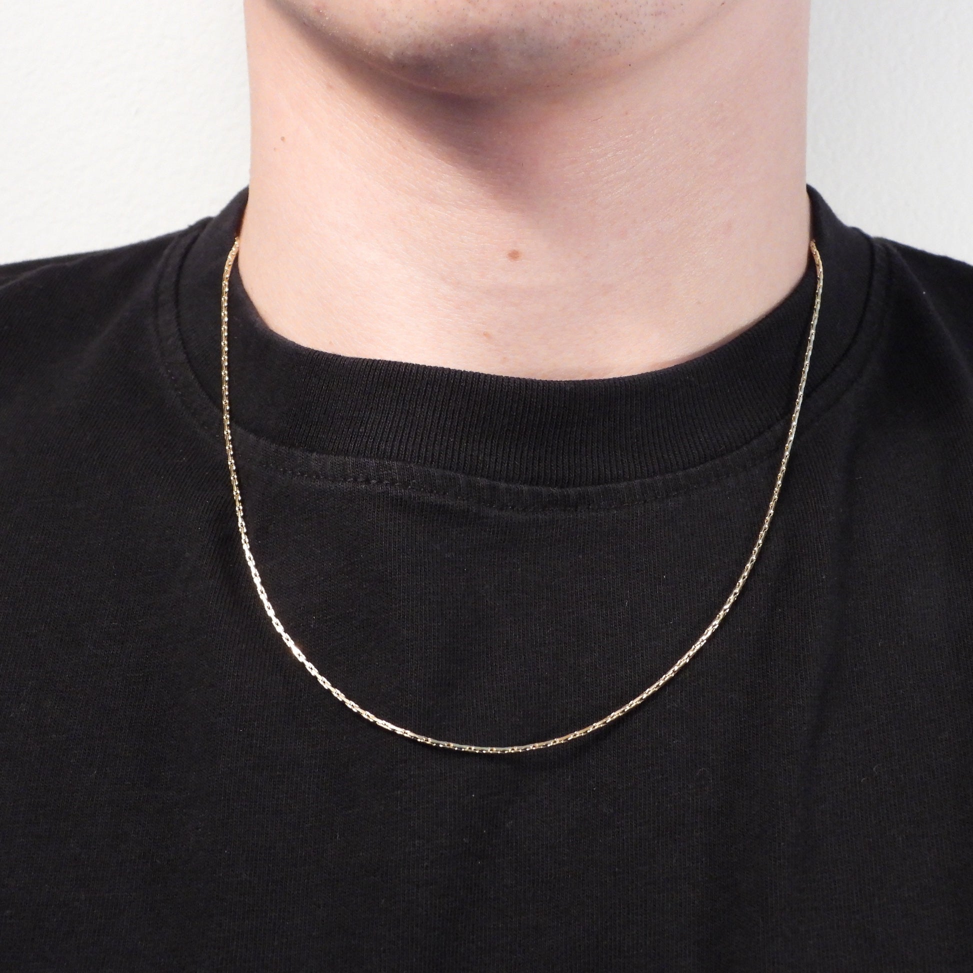 WIRE CHAIN NECKLACE - SILVER