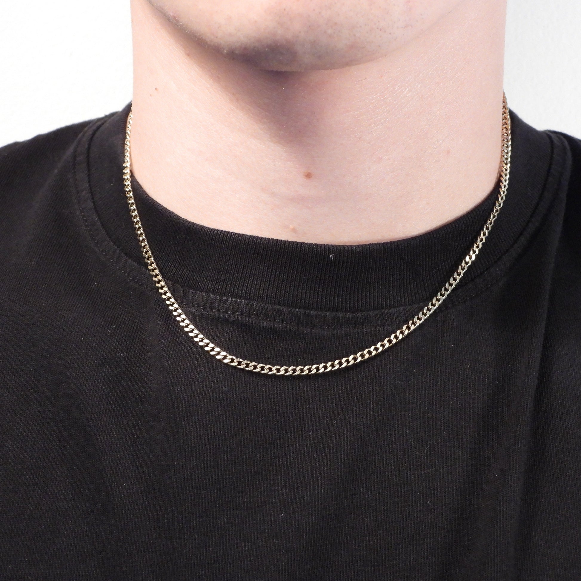 CUBAN NECKLACE (3MM) - GOLD