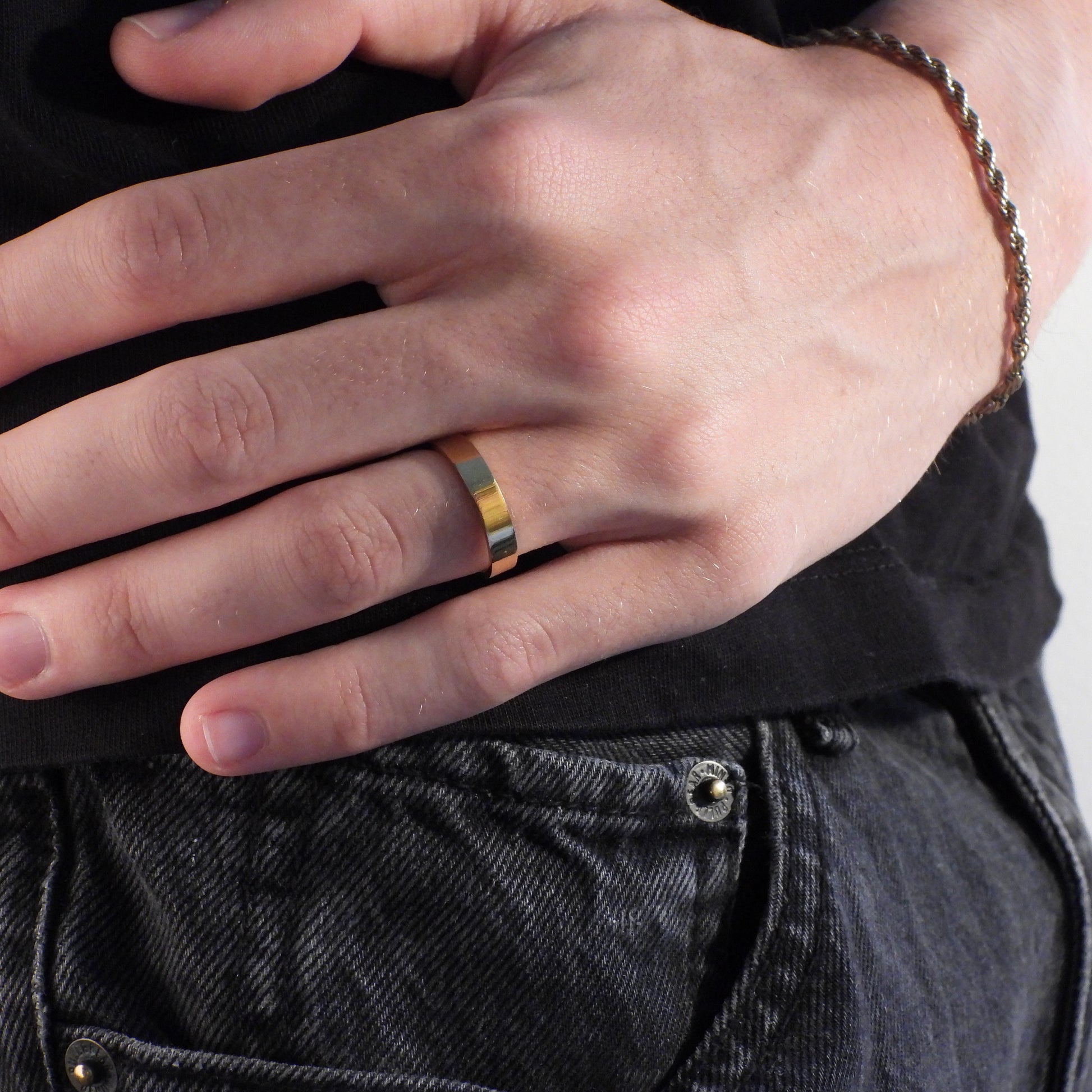 MINIMAL UNISIZE RING - GOLD