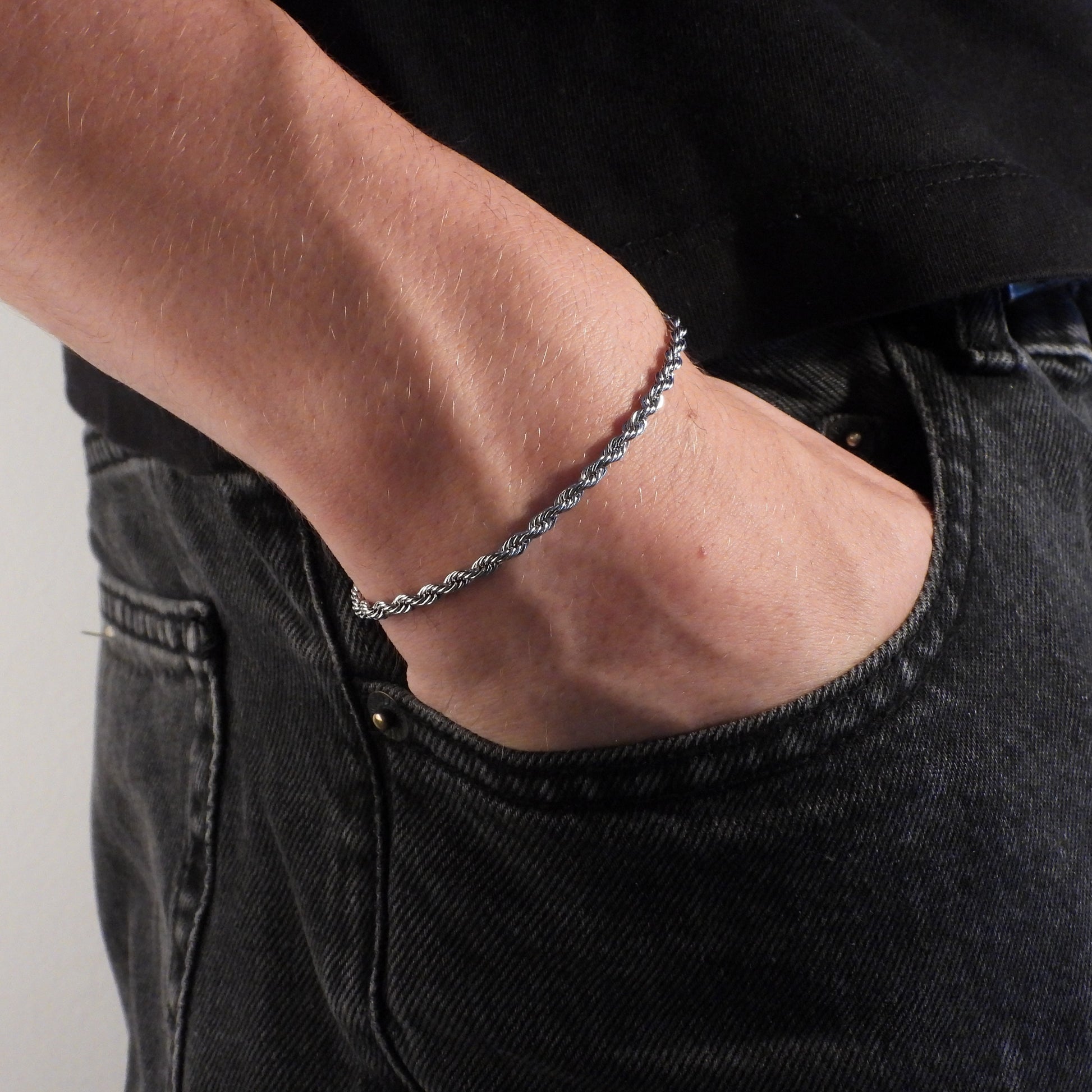 ROPE BRACELET - SILVER