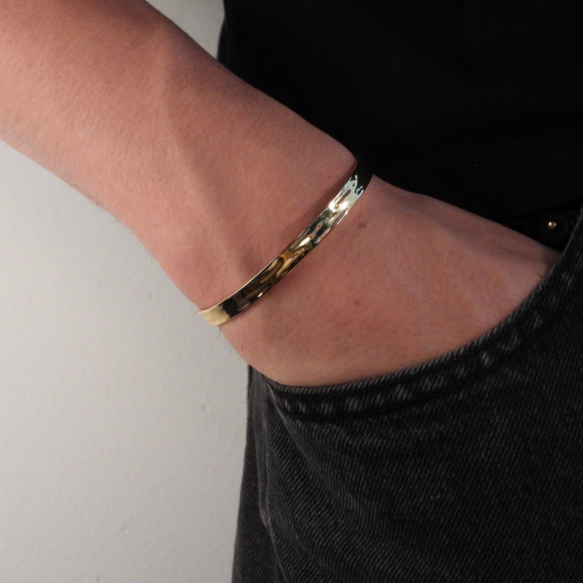 WAVE UNISIZE CUFF - GOLD