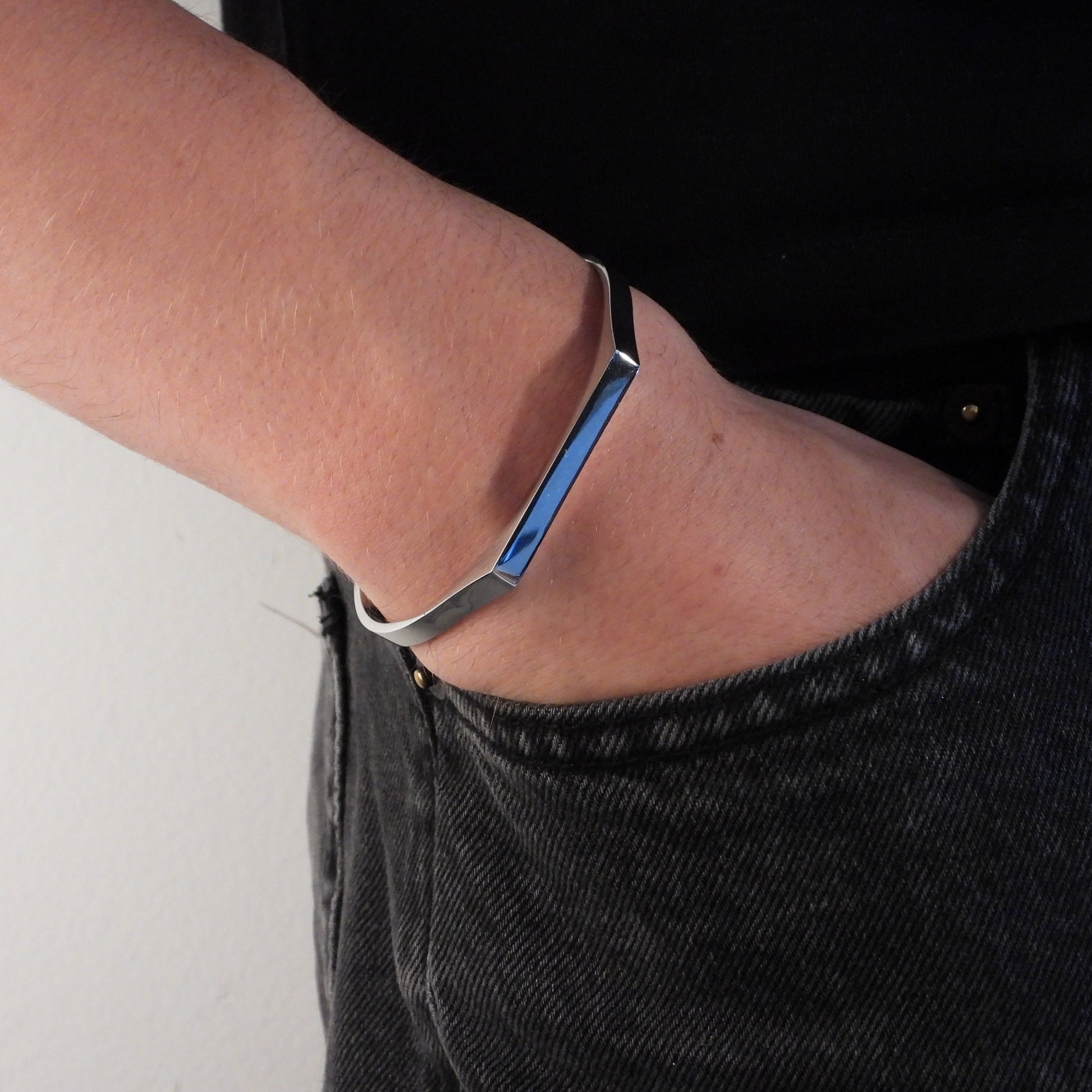 UNISIZE ACED CUFF - SILVER