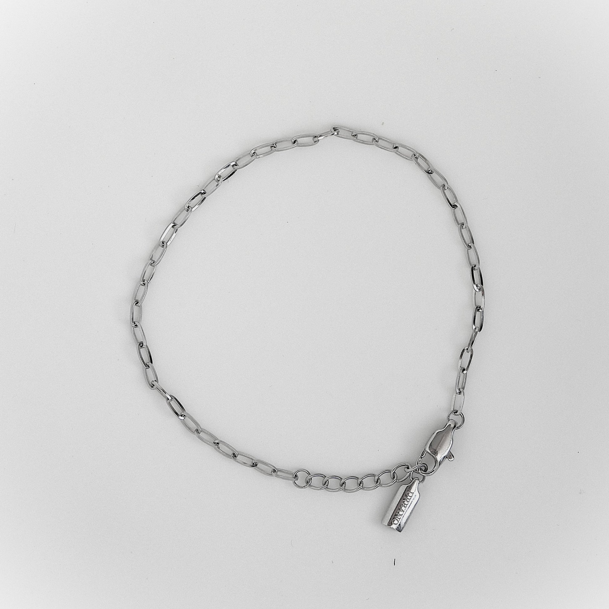 PAPERCLIP CHAIN BRACELET - SILVER