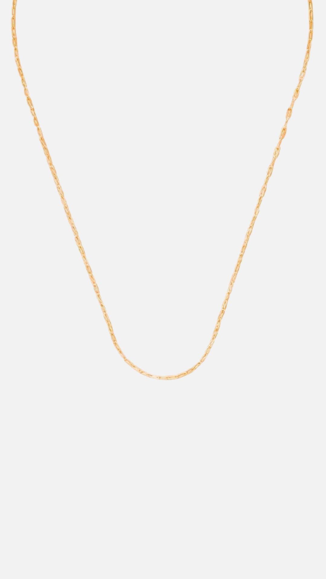 PAPERCLIP NECKLACE - GOLD