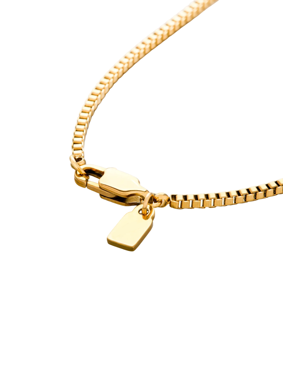 BOX CHAIN NECKLACE - GOLD
